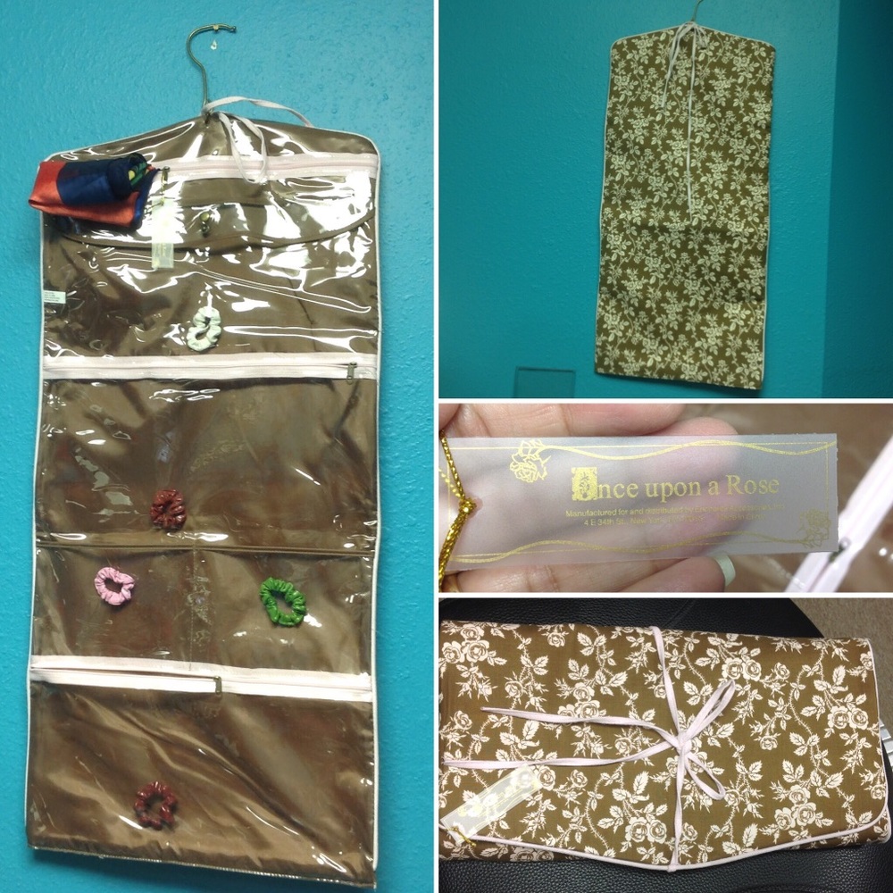 New once upon a rose jewelry accessories organizer